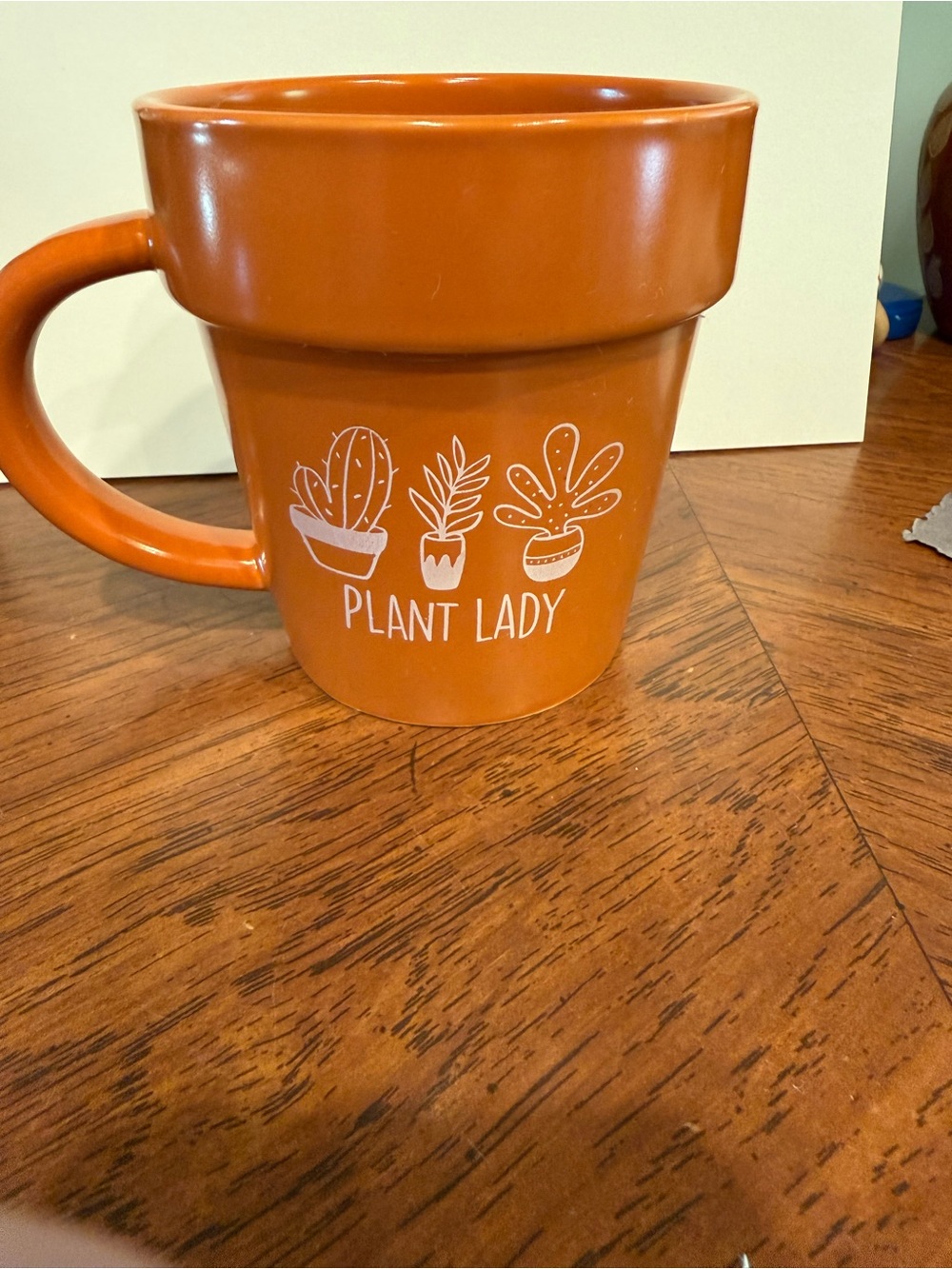 Plant Lady Orange Ceramic Mug